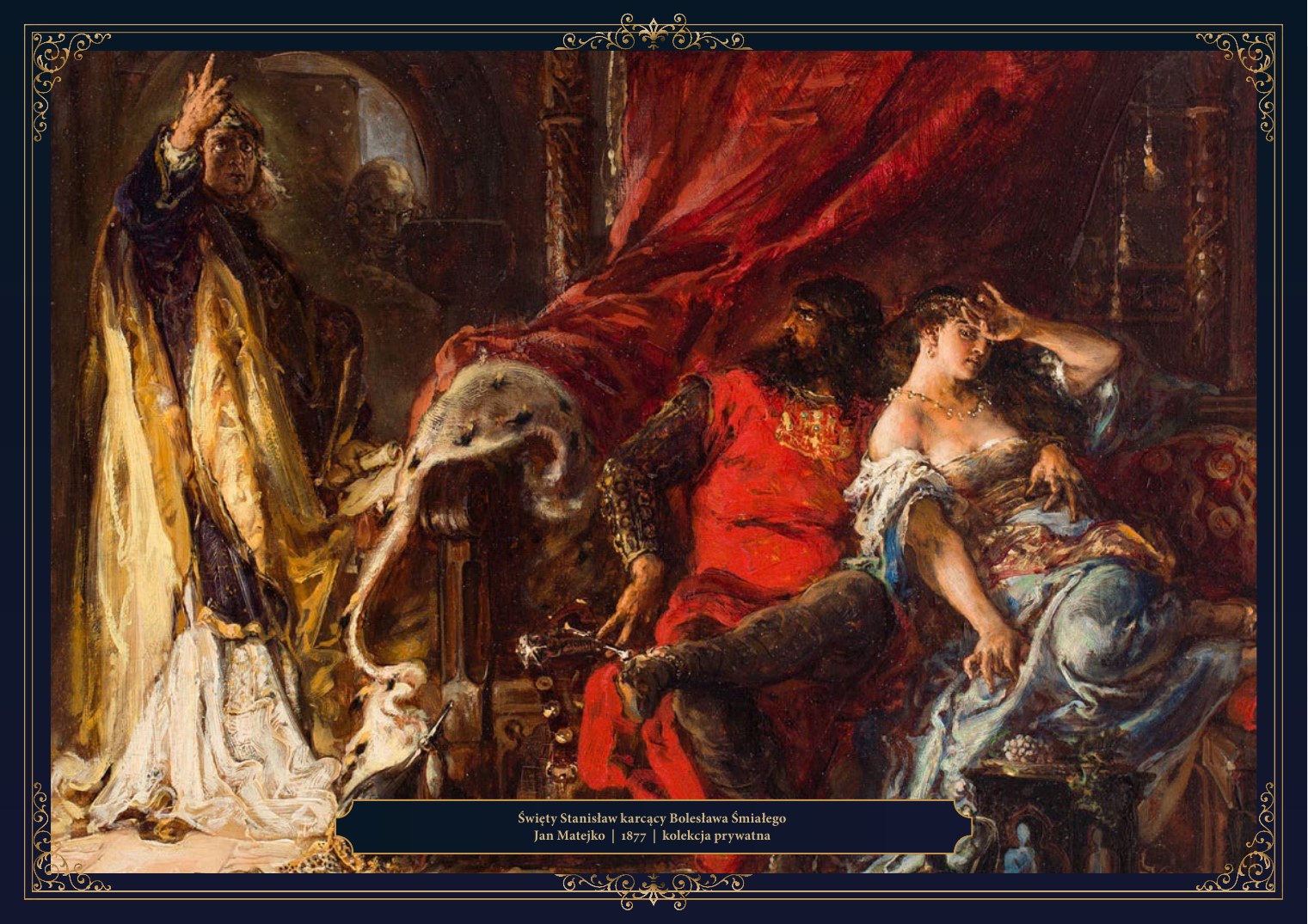 Święty Stanisław karcący Bolesława Śmiałego